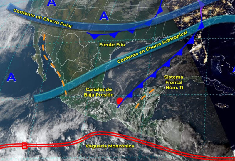 Clima México hoy 28 de noviembre: prevén lluvias y granizo