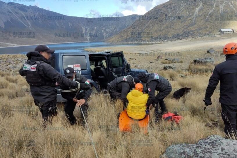 Autoridades auxiliaron a tres personas en reservas naturales del Estado de México
