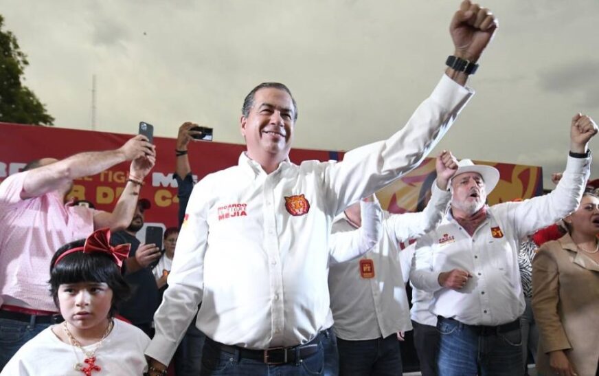 Ricardo Mejía Berdeja se mantiene firme y rechaza presiones en la contienda electoral de Coahuila.